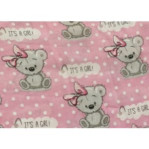 Textil tetra pelenka - koala girl